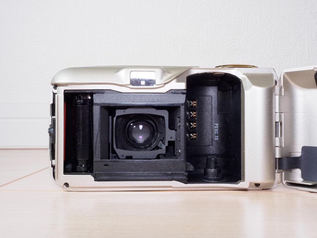 極美品 完動品 OLYMPUS mju II シルバー ファインダー腐食なし