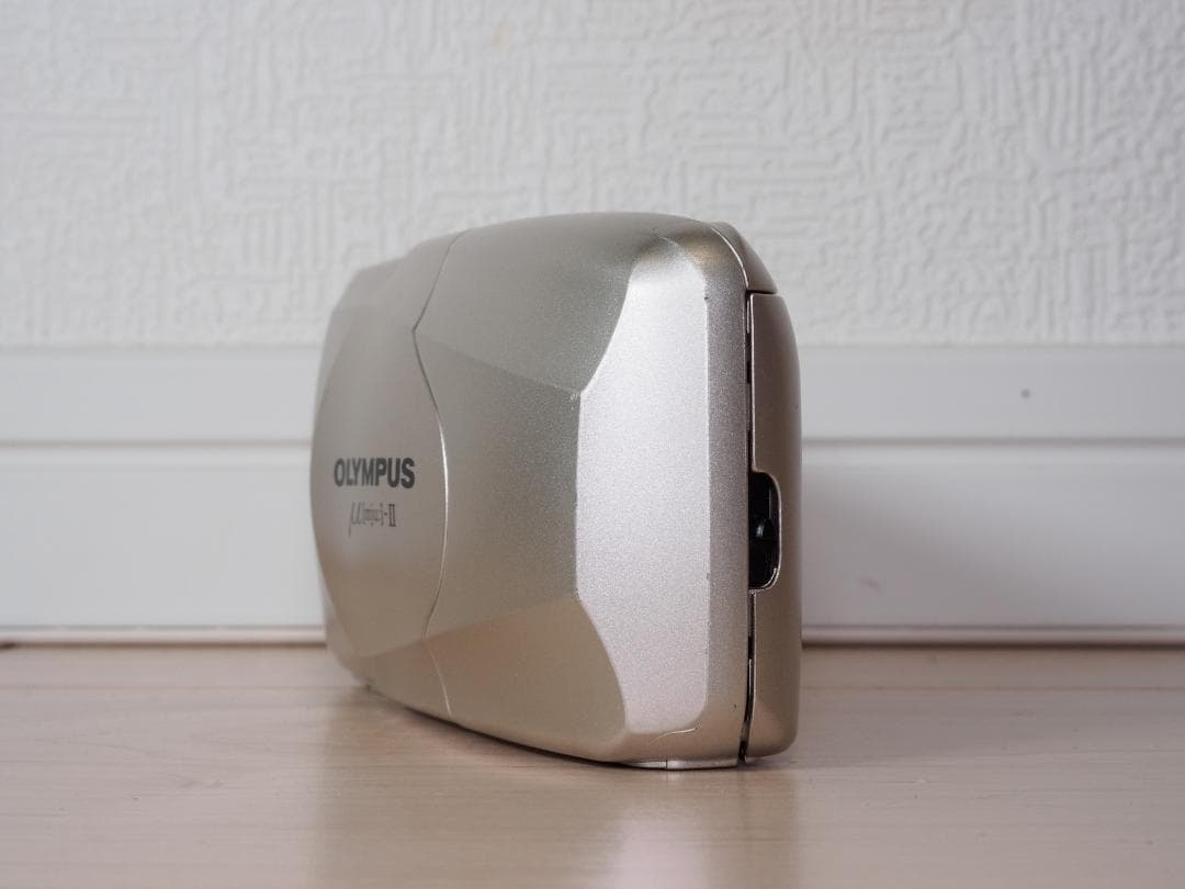 極美品 完動品 OLYMPUS mju II シルバー ファインダー腐食なし