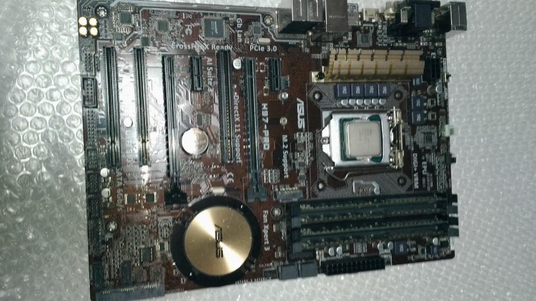 ASUSマザーボード H97-PRO + i7 4790 + DDR3 24GB