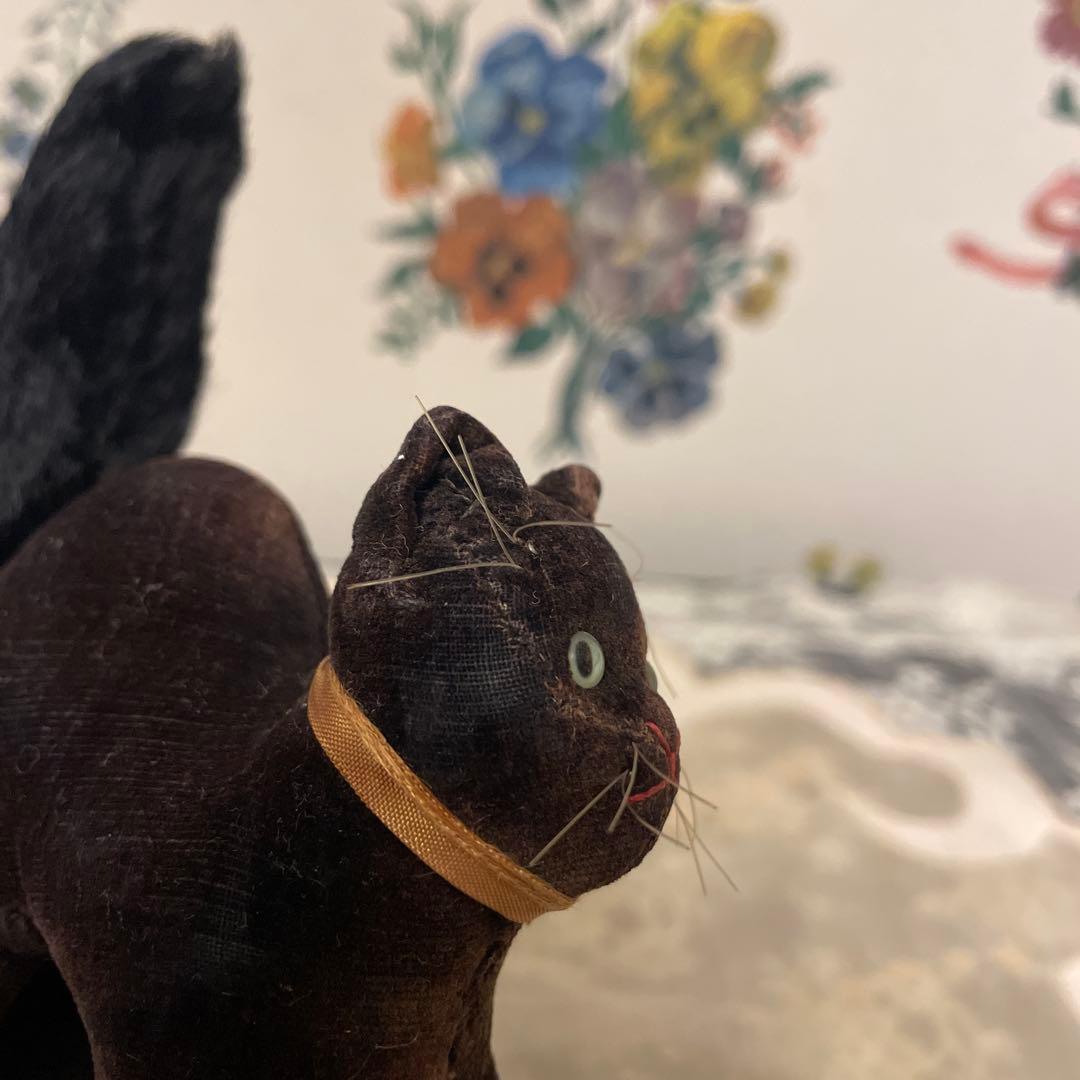 ヴィンテージ シュタイフ　Black Tom Cat