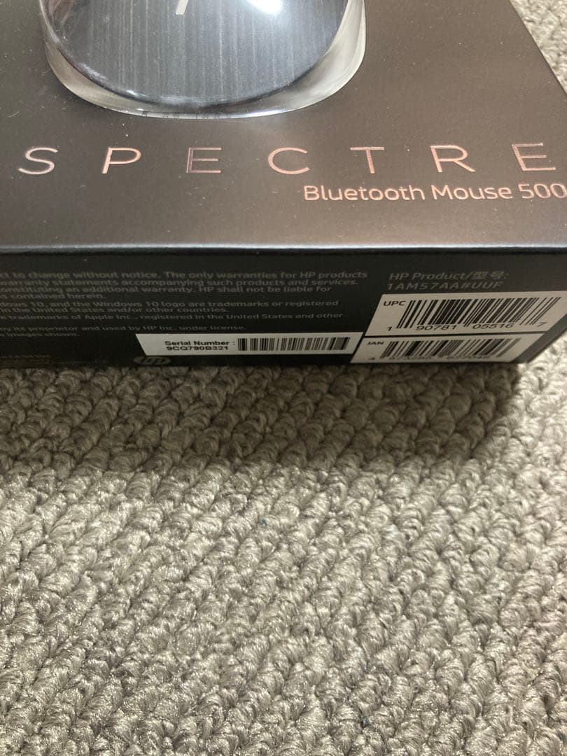 HP Spectre 500 Bluetoothマウス本体