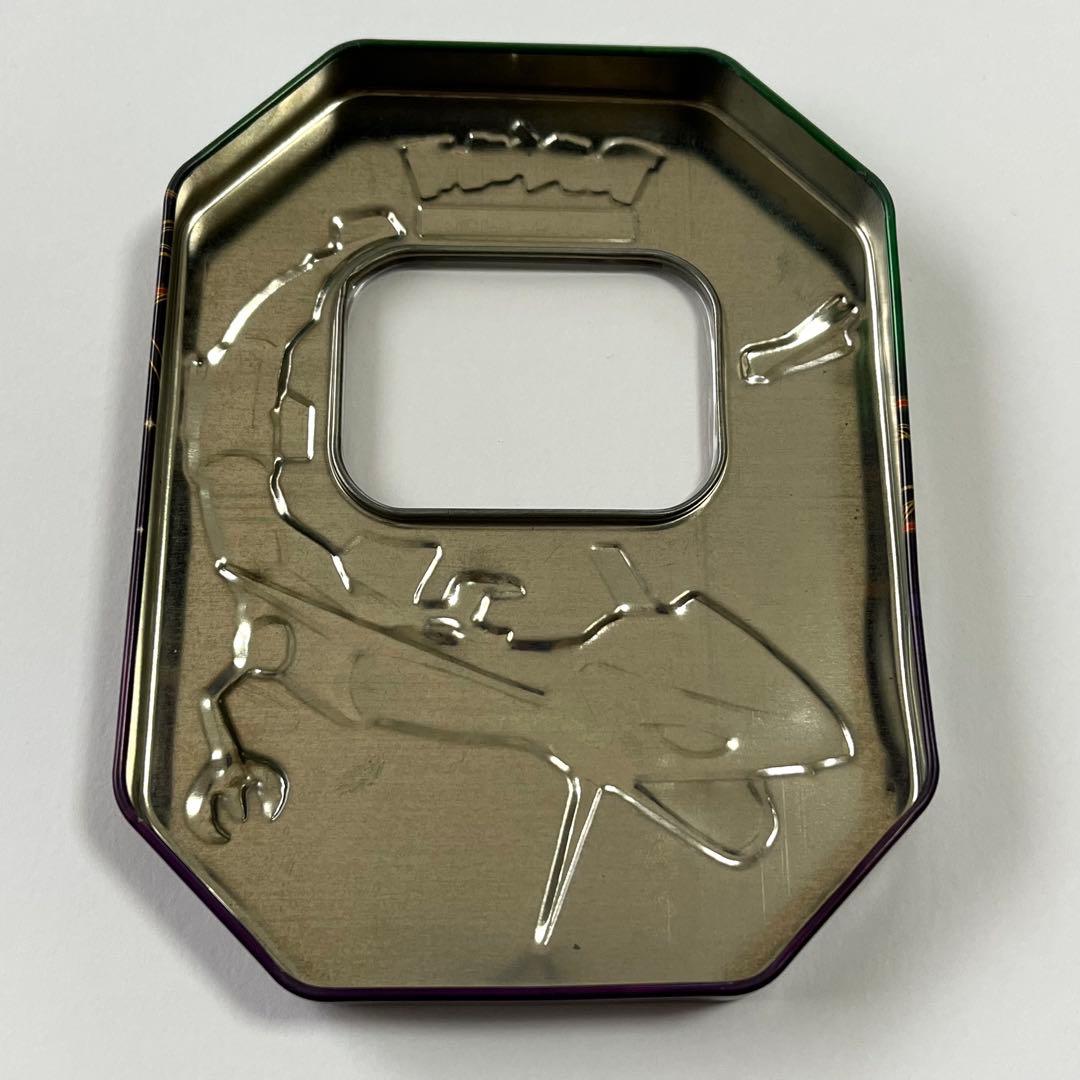 ポケモンカード 缶ケース レックウザ ミュウツー ダークライ 海外品 美品