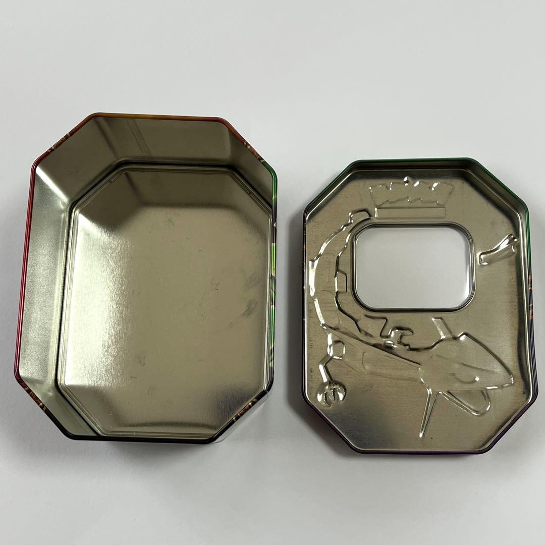 ポケモンカード 缶ケース レックウザ ミュウツー ダークライ 海外品 美品