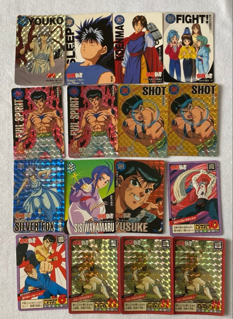幽遊白書　キラ多数　カード113枚　カードダス　アマダ　PP バンダイ