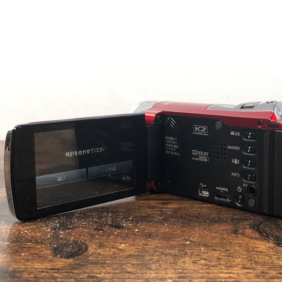 動作確認済 JVC Everio GZ-E320 レッド