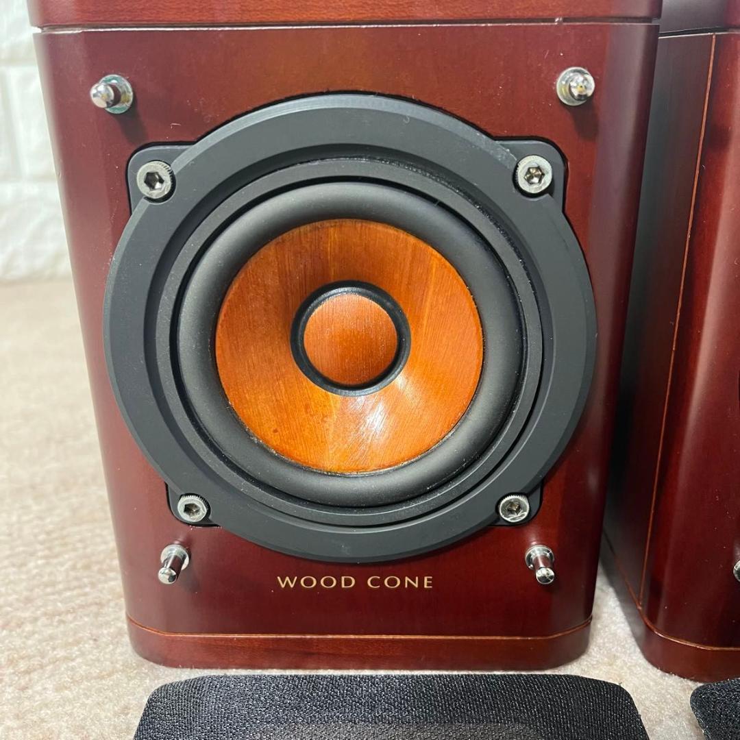 Victor ウッドコーン スピーカー ペア SP-EXAK1 シリアル同番