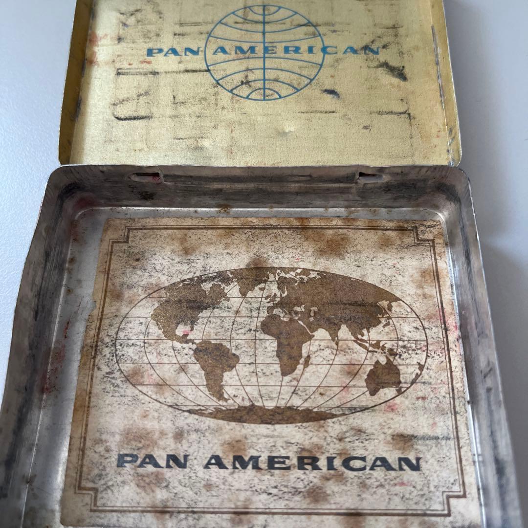 たばこ缶　パンナム航空　PAN AM　パンナム レトロ品