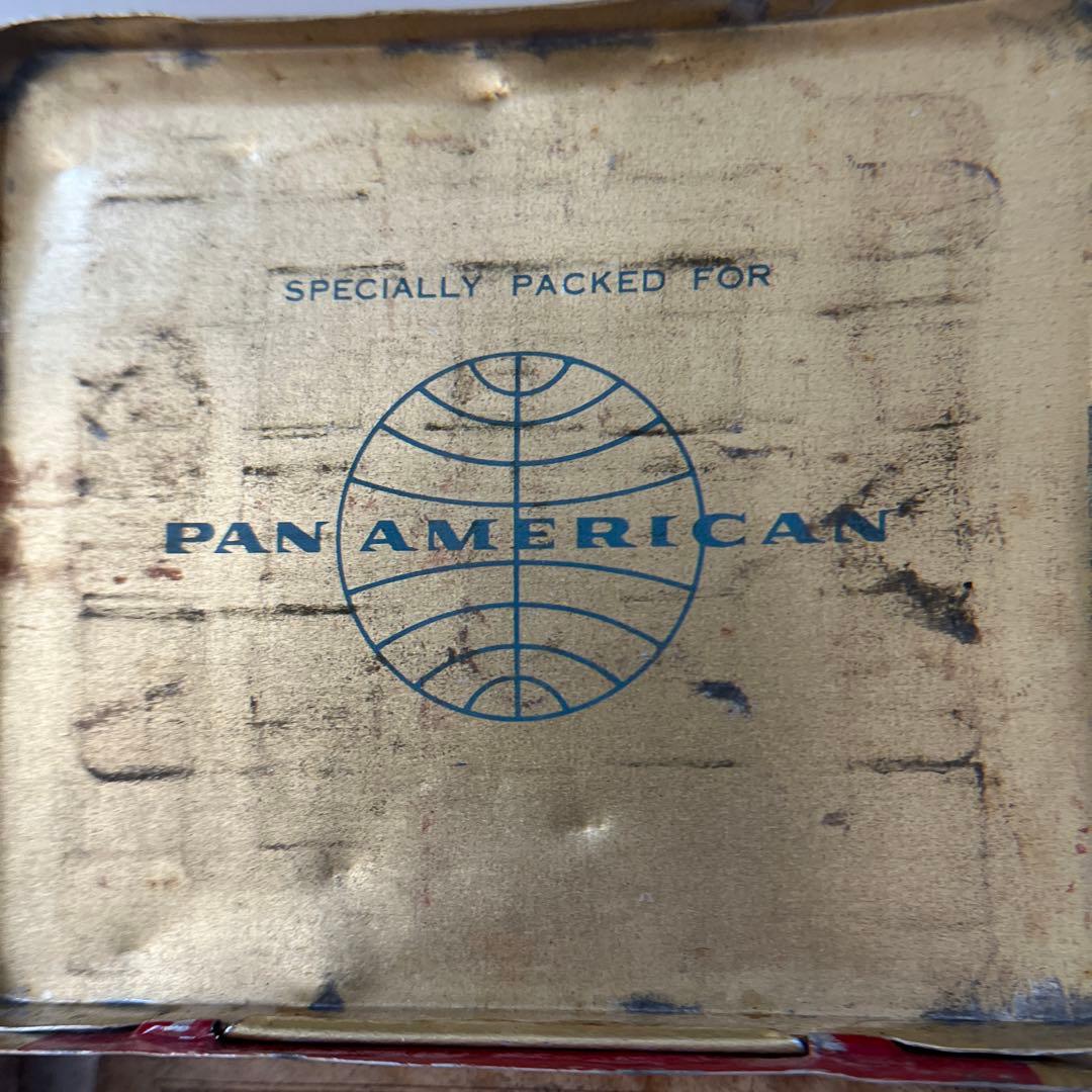 たばこ缶　パンナム航空　PAN AM　パンナム レトロ品