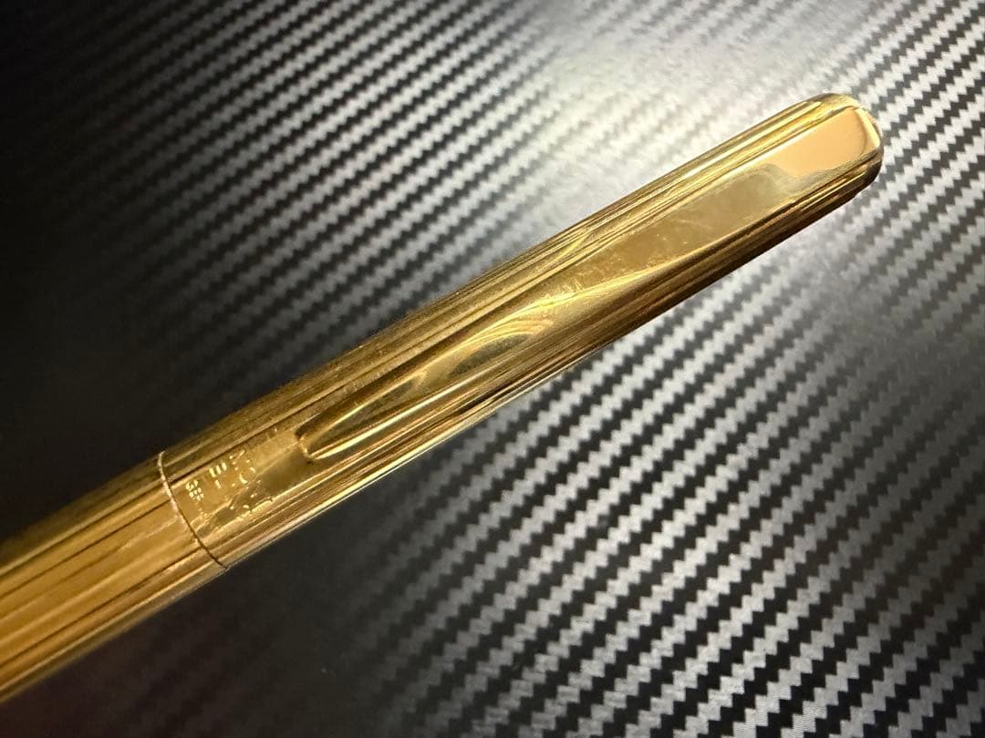 極美品 モンブラン エボナイト芯 ノブレスゴールド F 細字 万年筆
