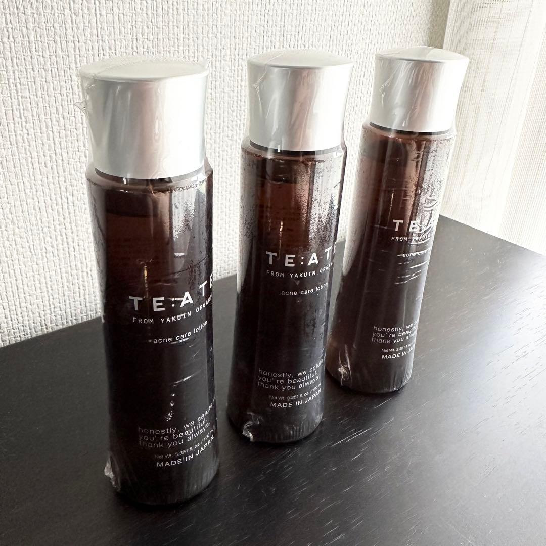 新品 TE:ATE テアテ 化粧水 3本セット 保湿 コスメ 美容液 ニキビ対策