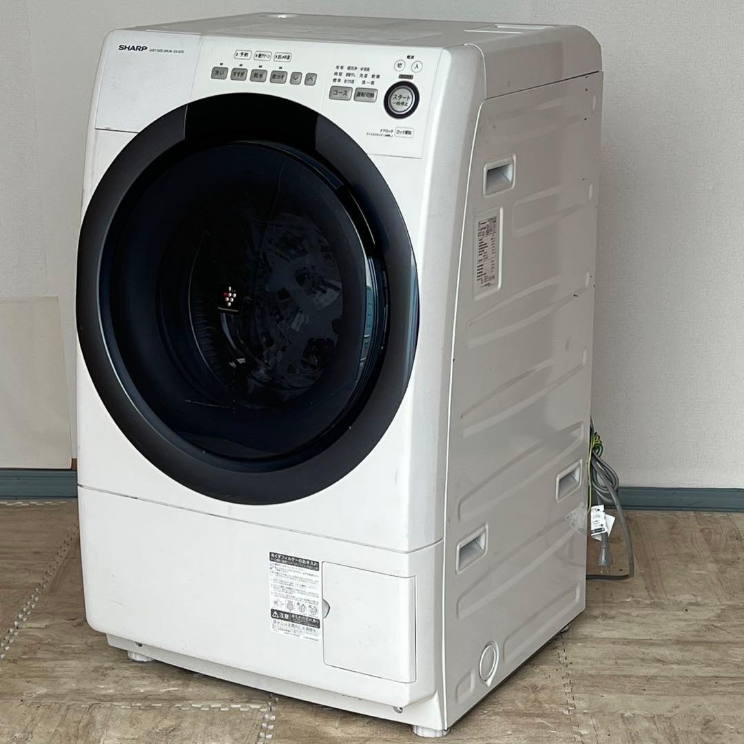 配送設置無料　SHARP ドラム式洗濯機　洗濯7キロ乾燥3.5kg 　19年製