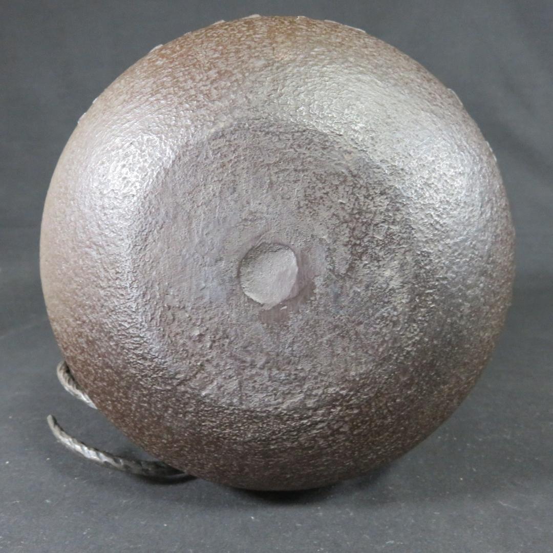 茶釜 共箱 丸釜 松 清光作 茶道具 茶器 木箱 銘