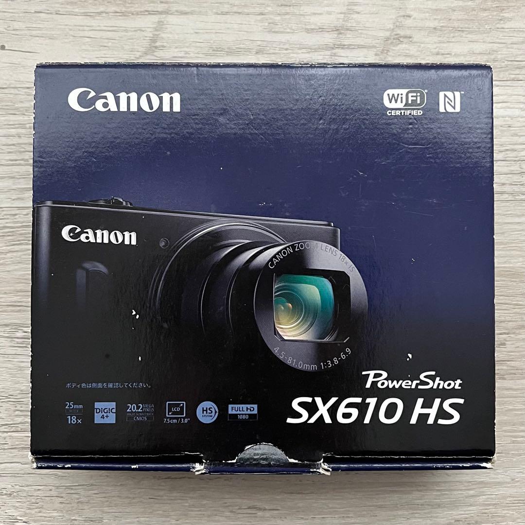 Canon SX610 HS コンパクトデジタルカメラ ブラック