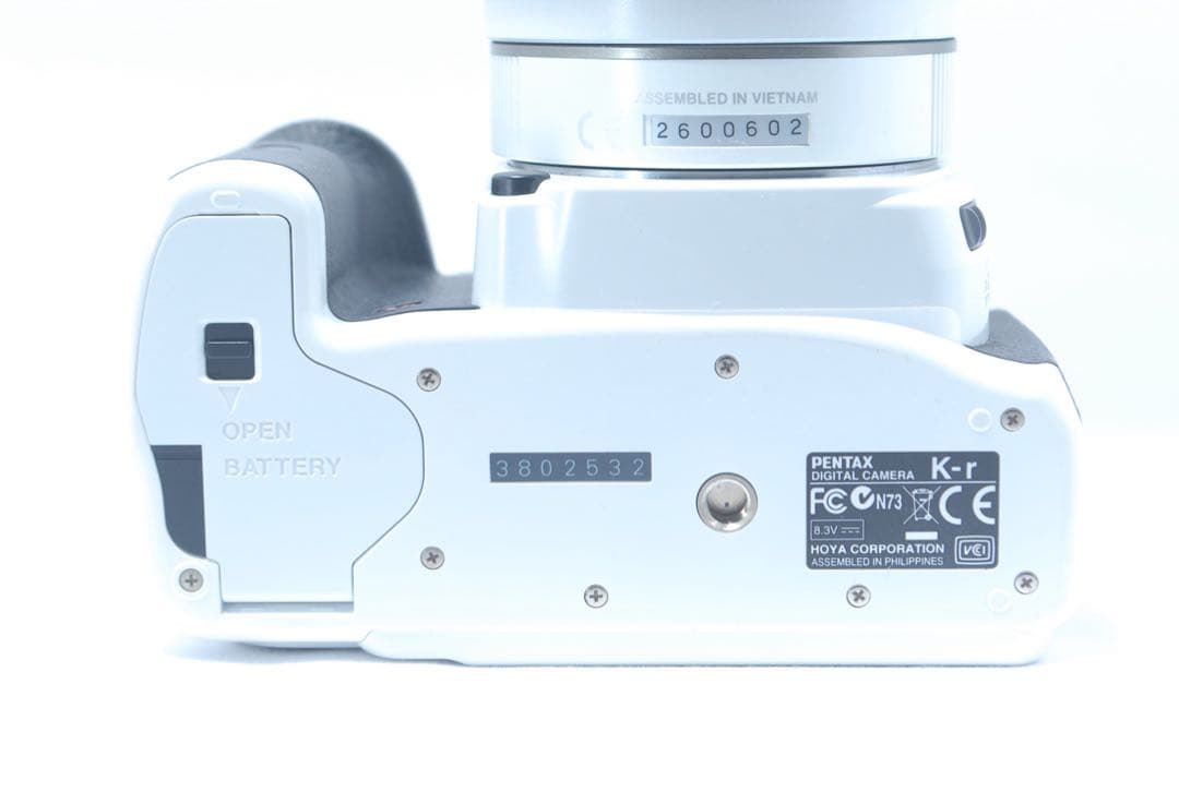 PENTAX K-r ホワイト 一眼レフ 18-55mm レンズキット 外観美品