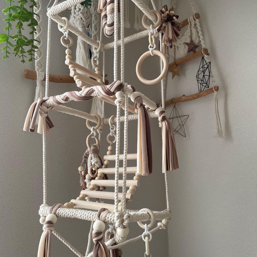 バードアスレチック⬜︎○⬜︎HOUSE⬜︎□⚪︎▷小動物 フクロモモンガ 鳥 インコ