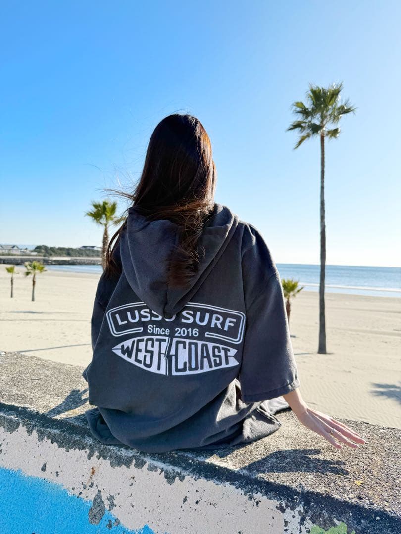 便利！LUSSO SURF お着替えポンチョ　グレー⭐︎送料込み