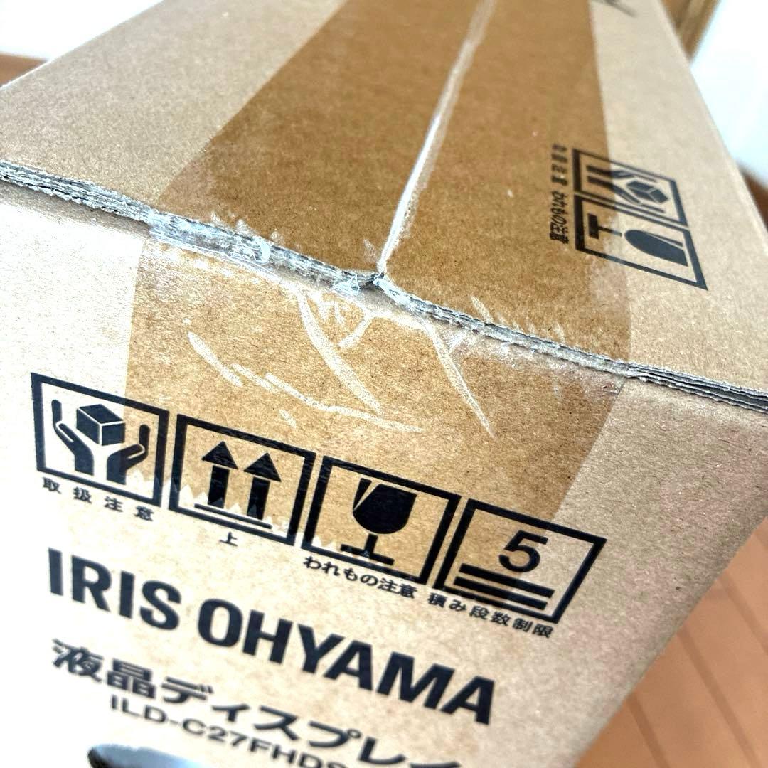 【新品未使用】IRIS OHYAMA 27インチ液晶ディスプレイアイリスオーヤマ
