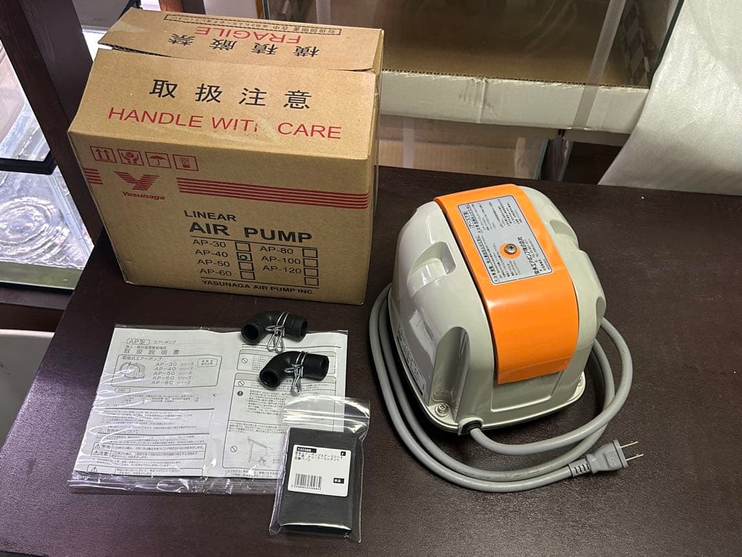 安永 エアポンプ AP-40 室内使用品 ②