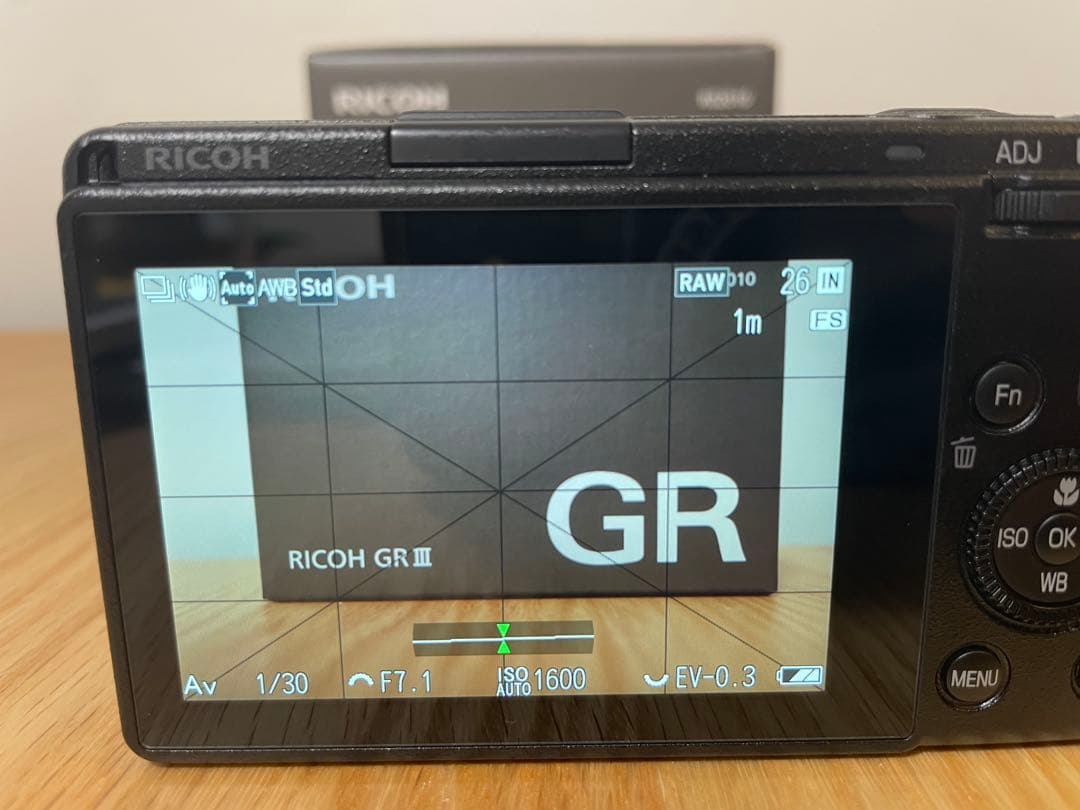 【美品】RICOH GR III シャッター数3637回 付属品完備
