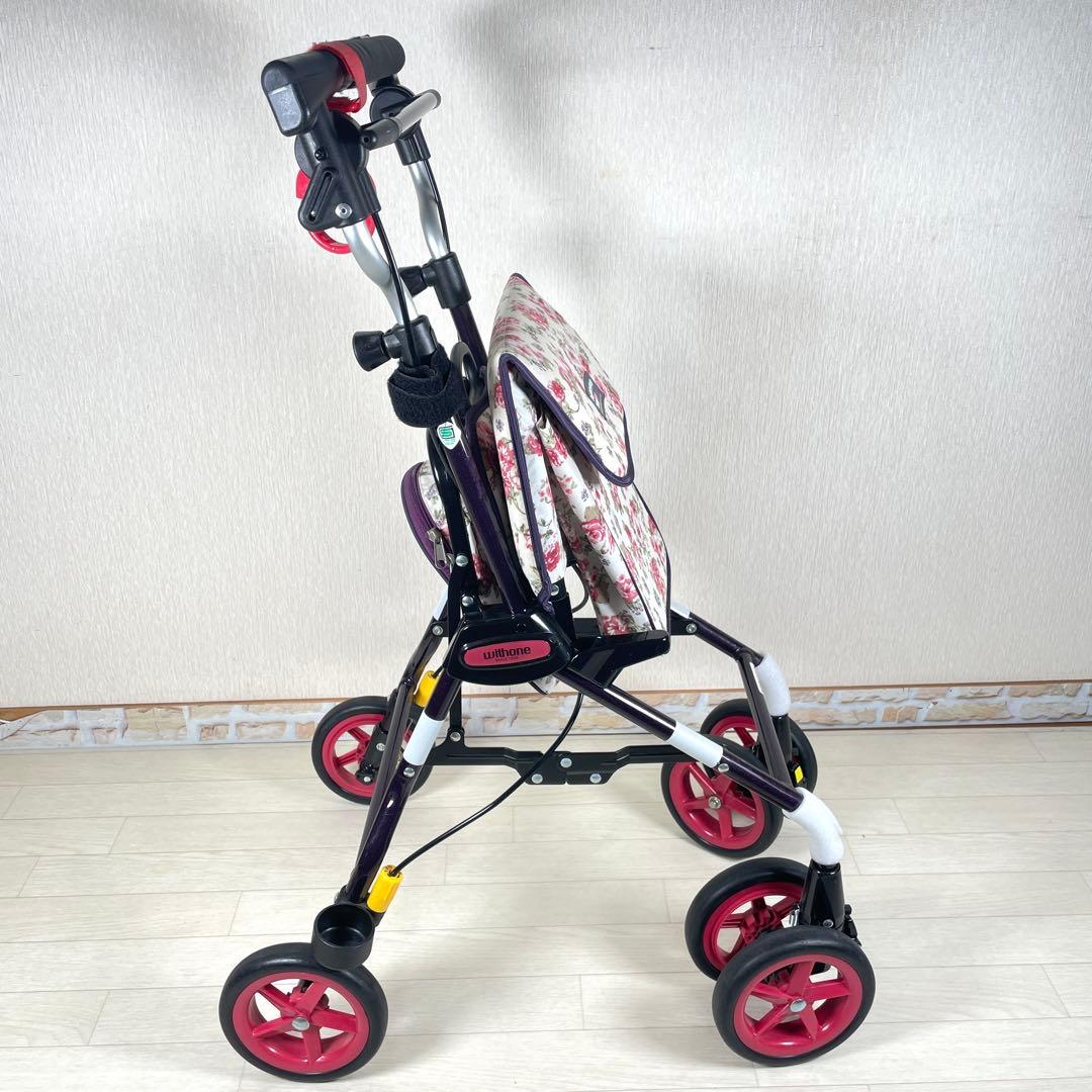 象印　ベビー ライトステップタイニーWヌーボー シルバーカー 折りたたみ