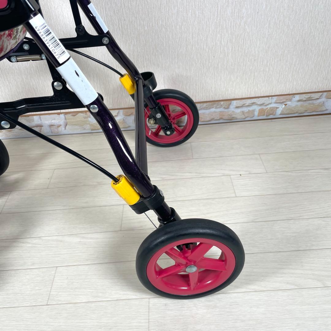 象印　ベビー ライトステップタイニーWヌーボー シルバーカー 折りたたみ