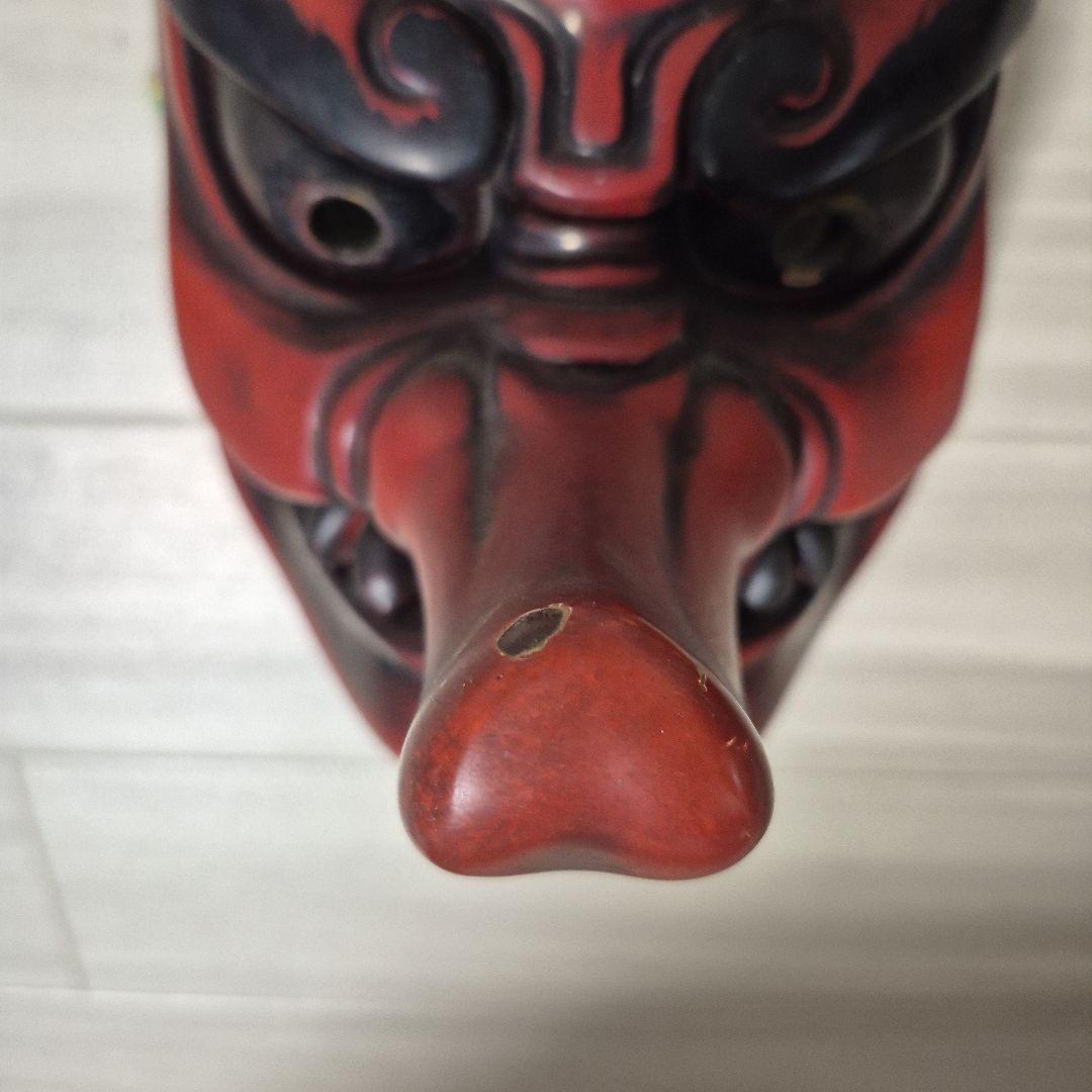 能面　天狗　鬼　レトロ