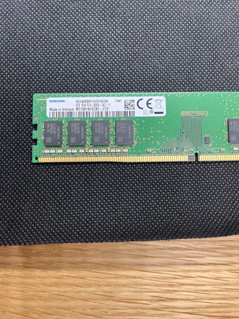 Samsung DDR4 8GB メモリ 2枚