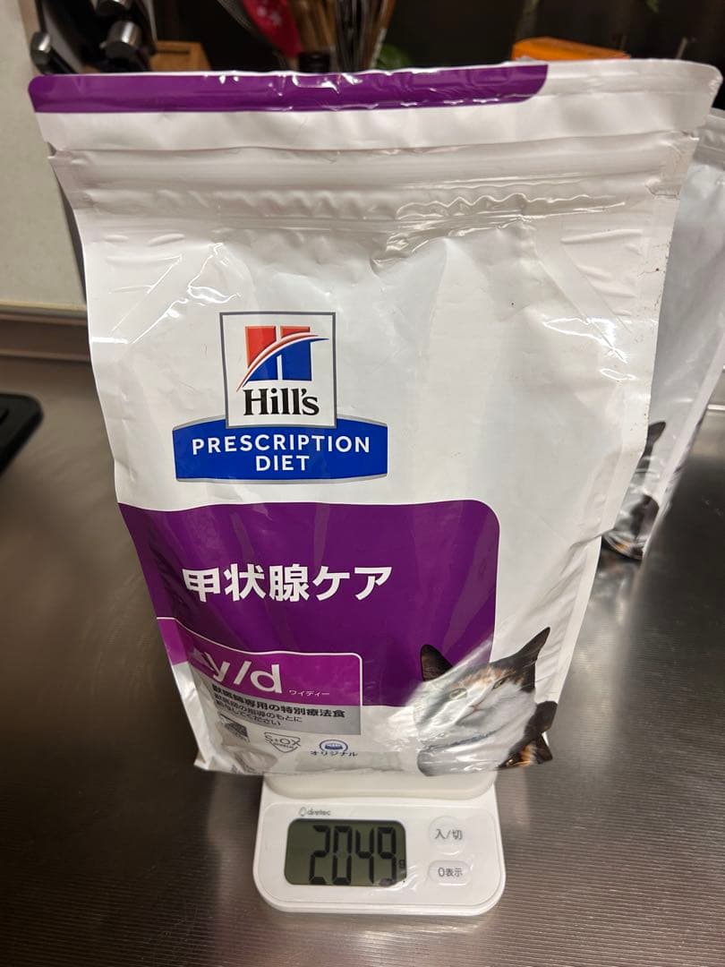 ヒルズ 食事療法食 猫用 y/d甲状腺ケア ドライ 2kg x 2