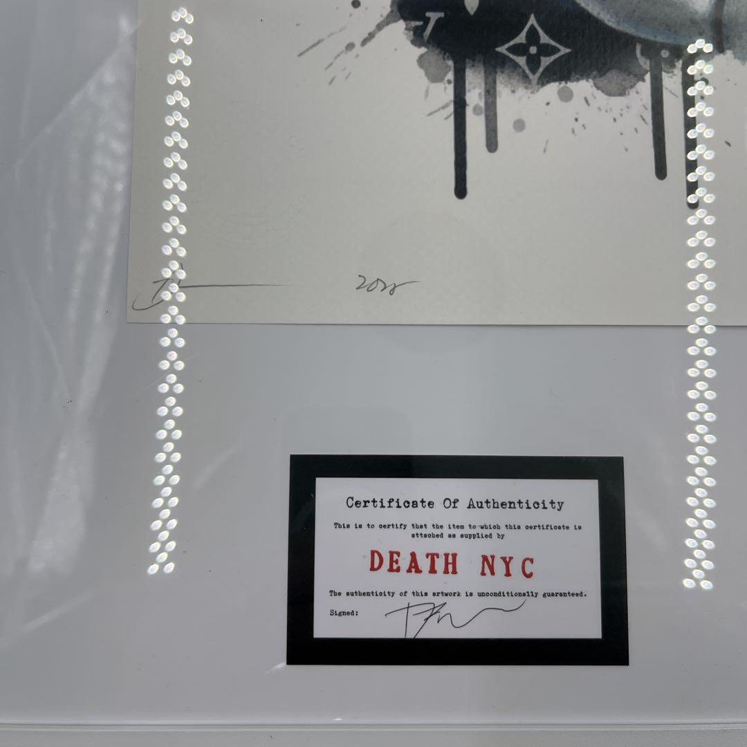 DEATH NYC　世界限定100枚アートポスター Mickey ×　LV