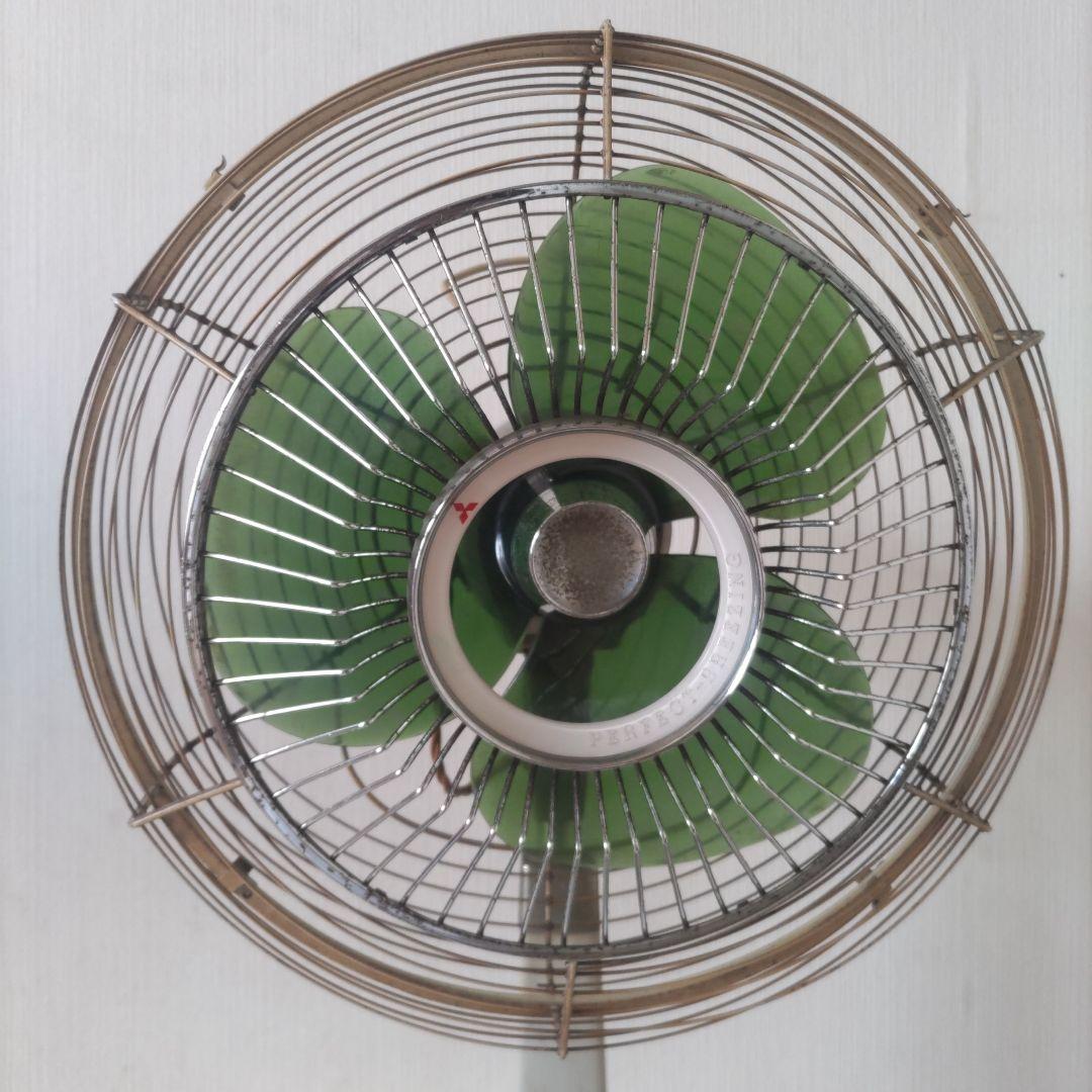 日*0様 1964年 三菱扇風機　30cm標準お座敷扇 R30-T2 型　レトロ