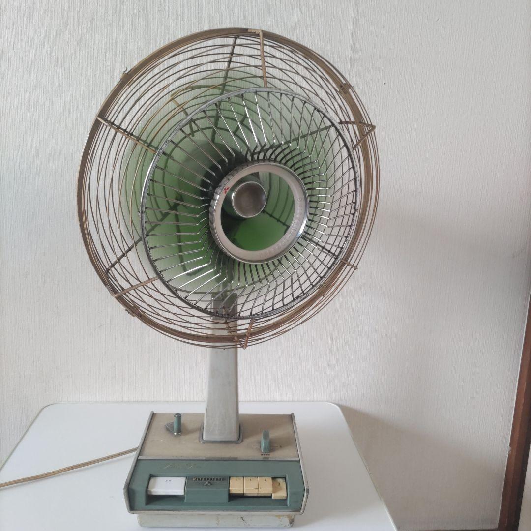 日*0様 1964年 三菱扇風機　30cm標準お座敷扇 R30-T2 型　レトロ