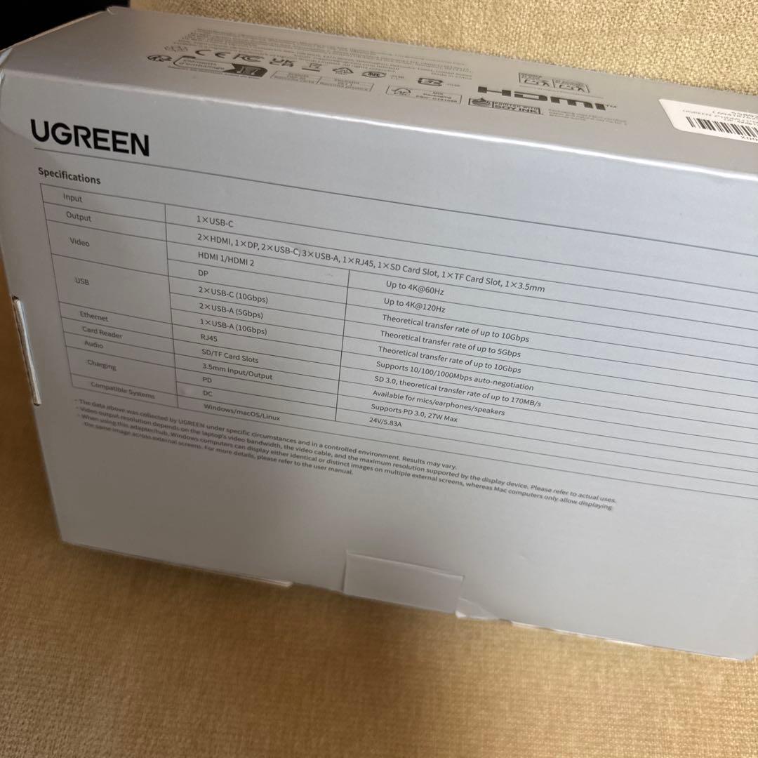 14インワン　Type-C ドッキングステーション　4K対応