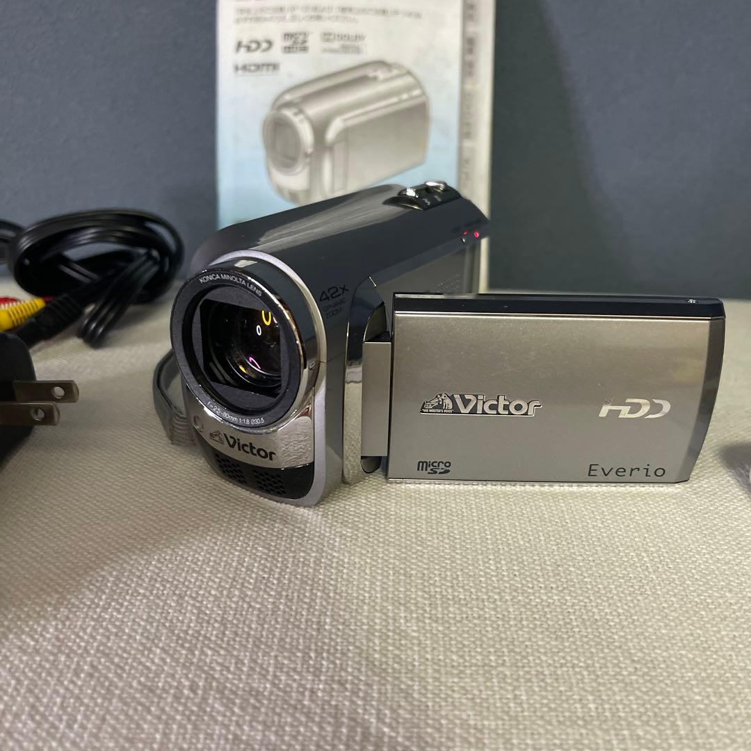 【美品】Victor ビデオカメラ GZ-MG840-S Everio ビクター