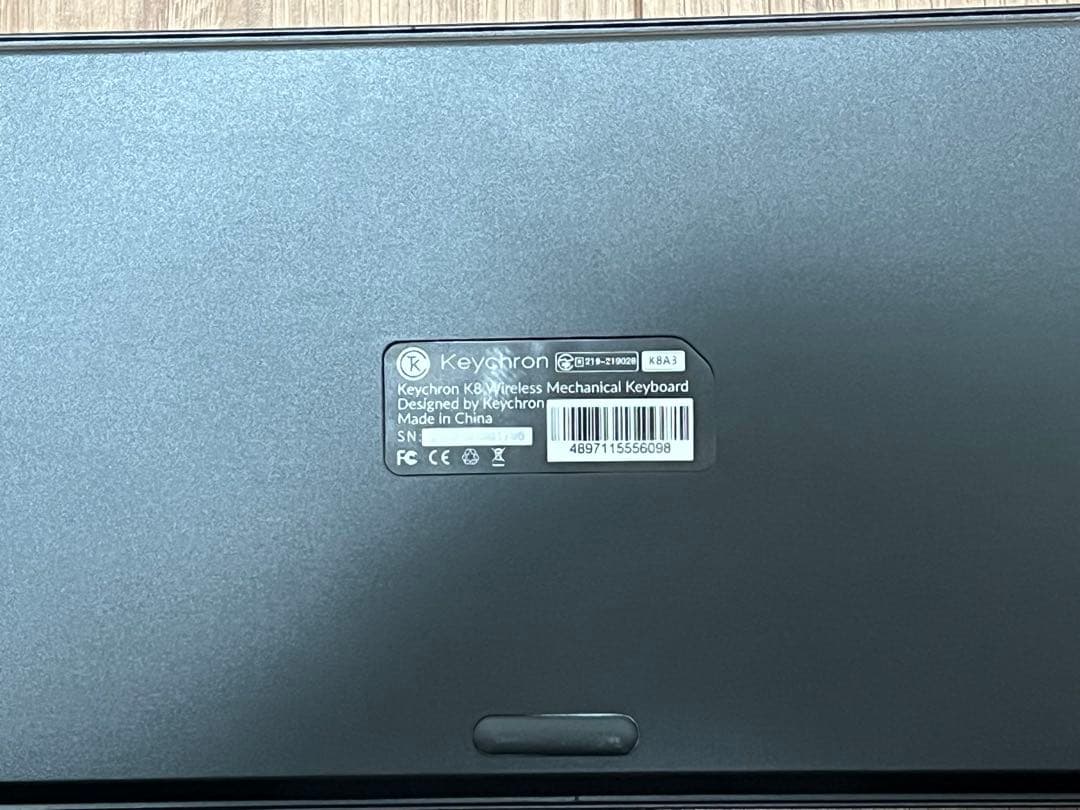最終価格 Keychron K8 ワイヤレスメカニカルキーボード 茶軸 US配列