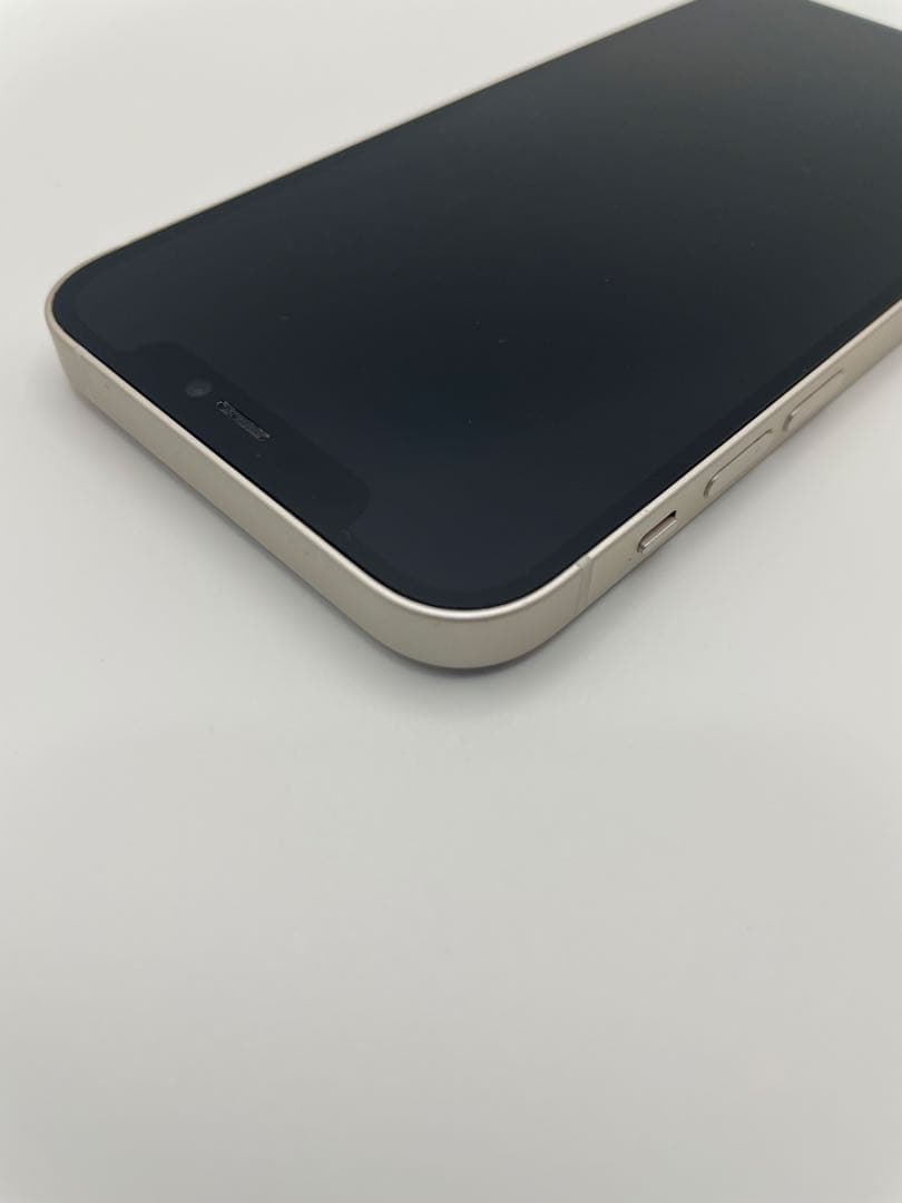 美品 iPhone12 128GB ホワイト SIMフリー バッテリー100%