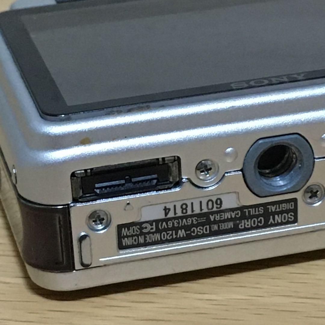 【４GBメモリースティック付属】SONYサイバーショットDSC-W120