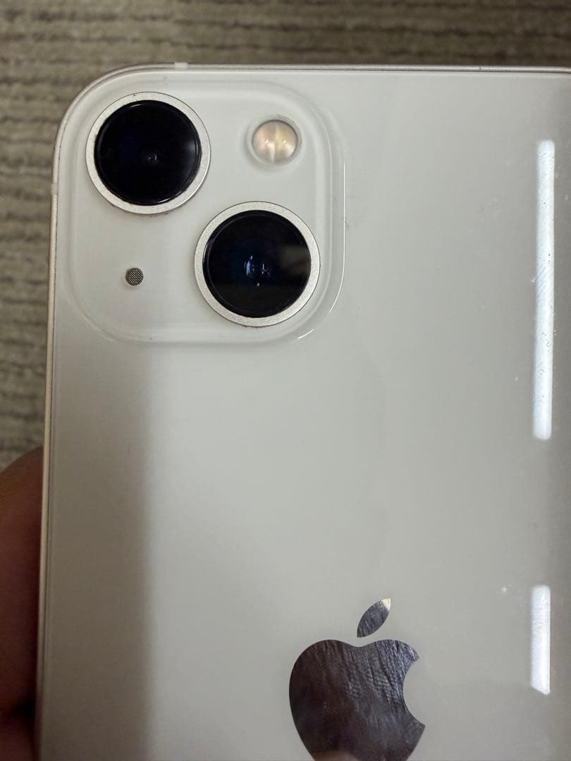 【美品】iPhone 13 ホワイト 128GBバッテリー85以上