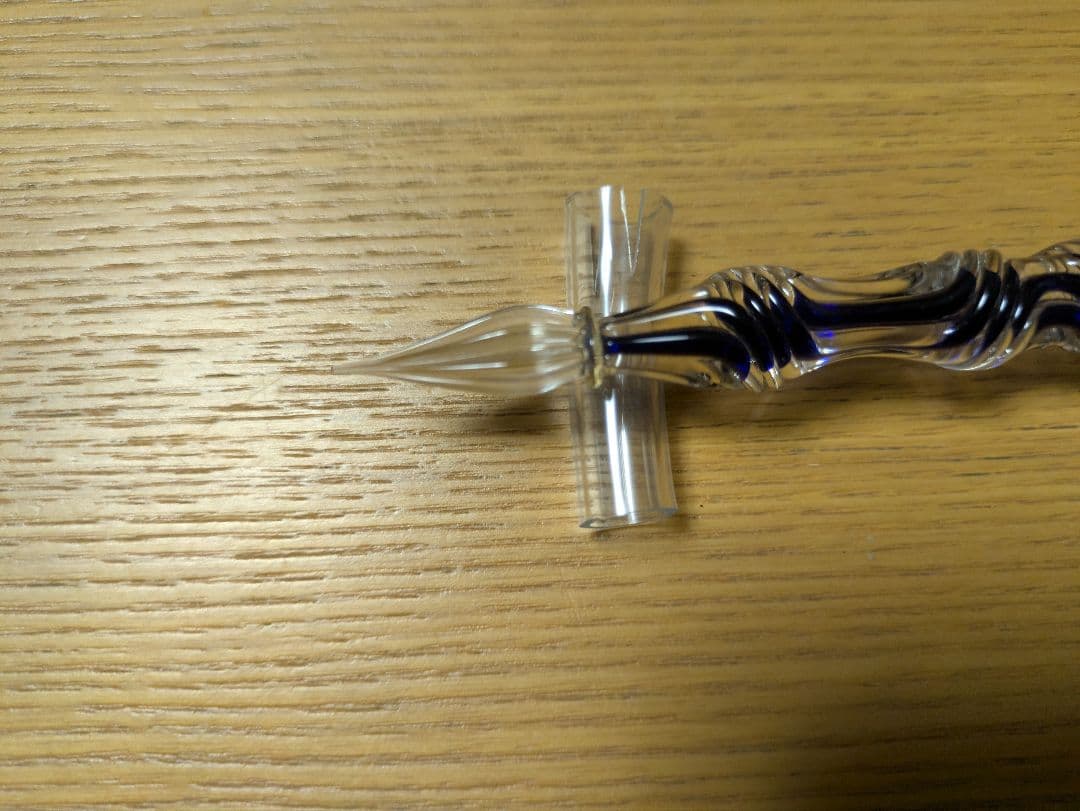 【ガラスペン】佐瀬工業所 カネモオリジナル 軸径11mm ※カラー：２層(紺)