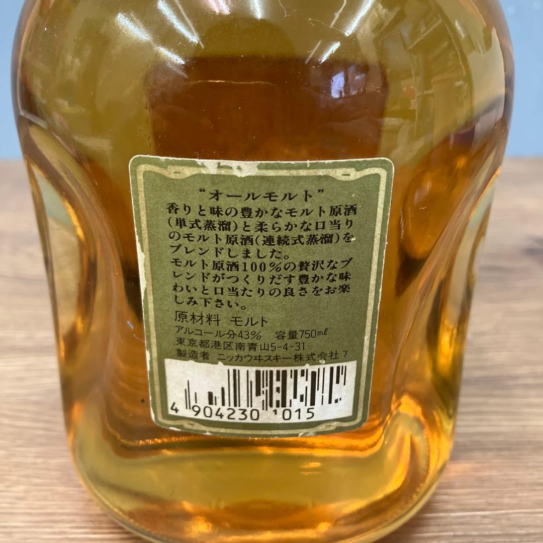 E-壁 終売品 未開栓 ニッカ ウイスキー オールモルト 750ml 旧ラベル