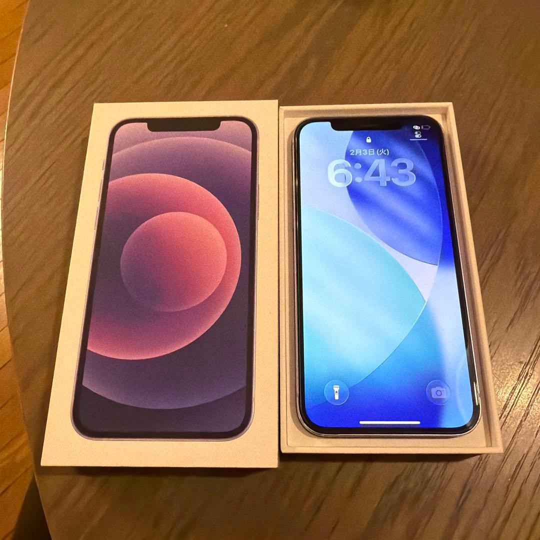 Apple iPhone 12 パープル　128GB SIMフリー
