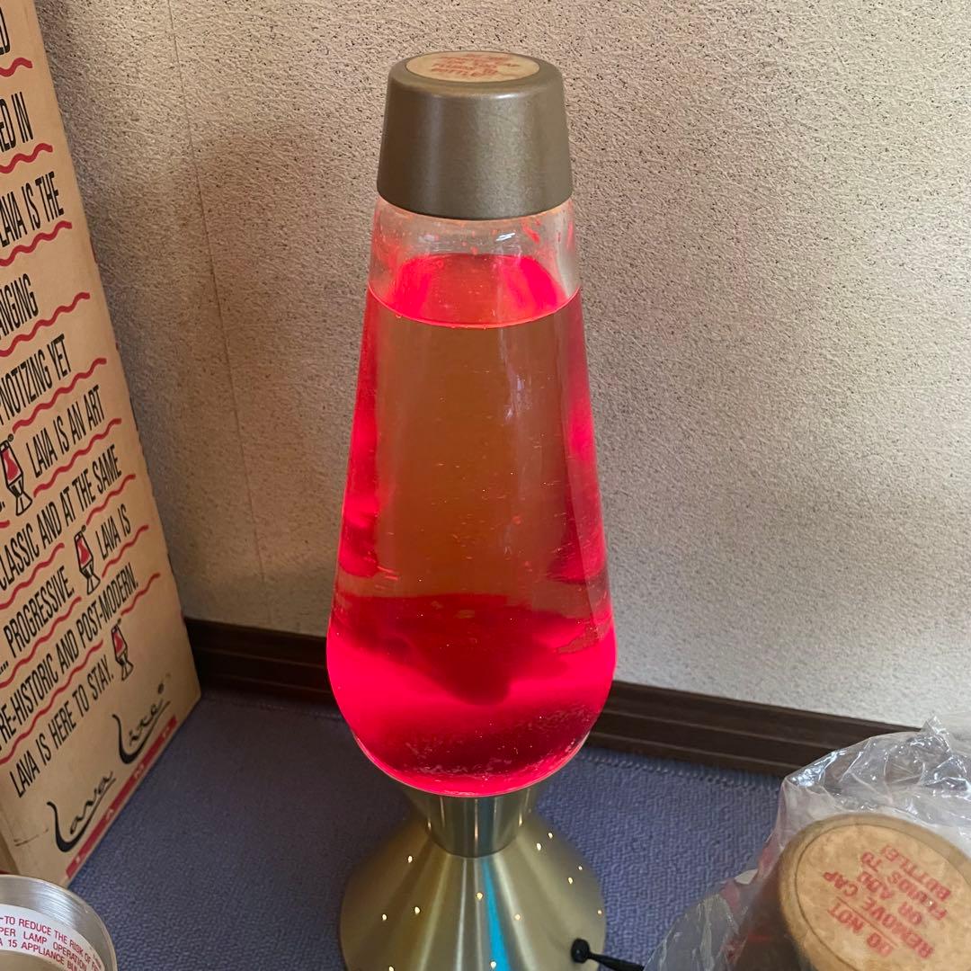 ◽️LAVA lite◽️アンティーク家電　アメリカ雑貨　イエローリキッド