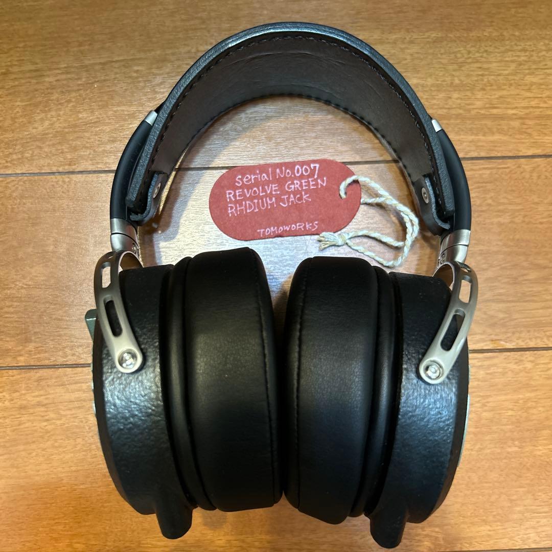 TOMOWORKS REVOLVE ヘッドホン グリーンレザー 特別仕様