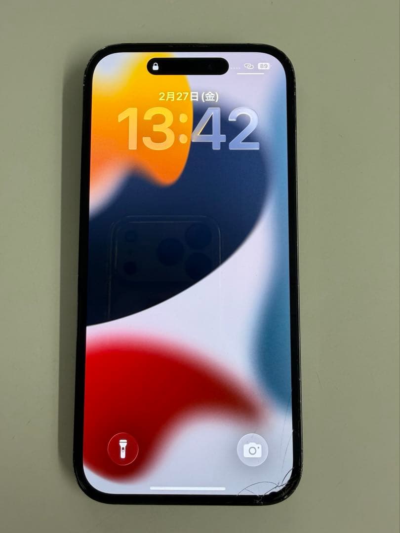 iPhone 14pro スペースブラック　キズあり