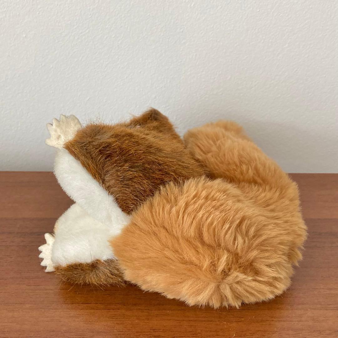 美品　松ぼっくりを抱えたリス　ぬいぐるみ　リス　ドイツ　ヴィンテージ