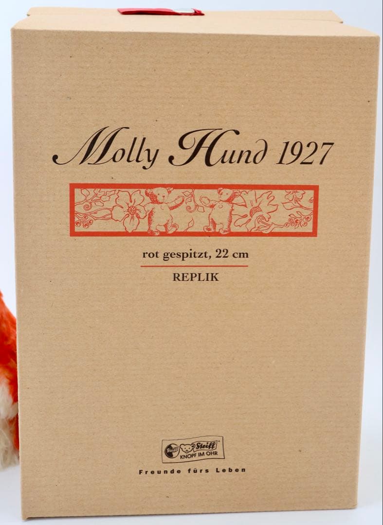 STEIFF Molly DOG 1927 2000年レプリカ22cm