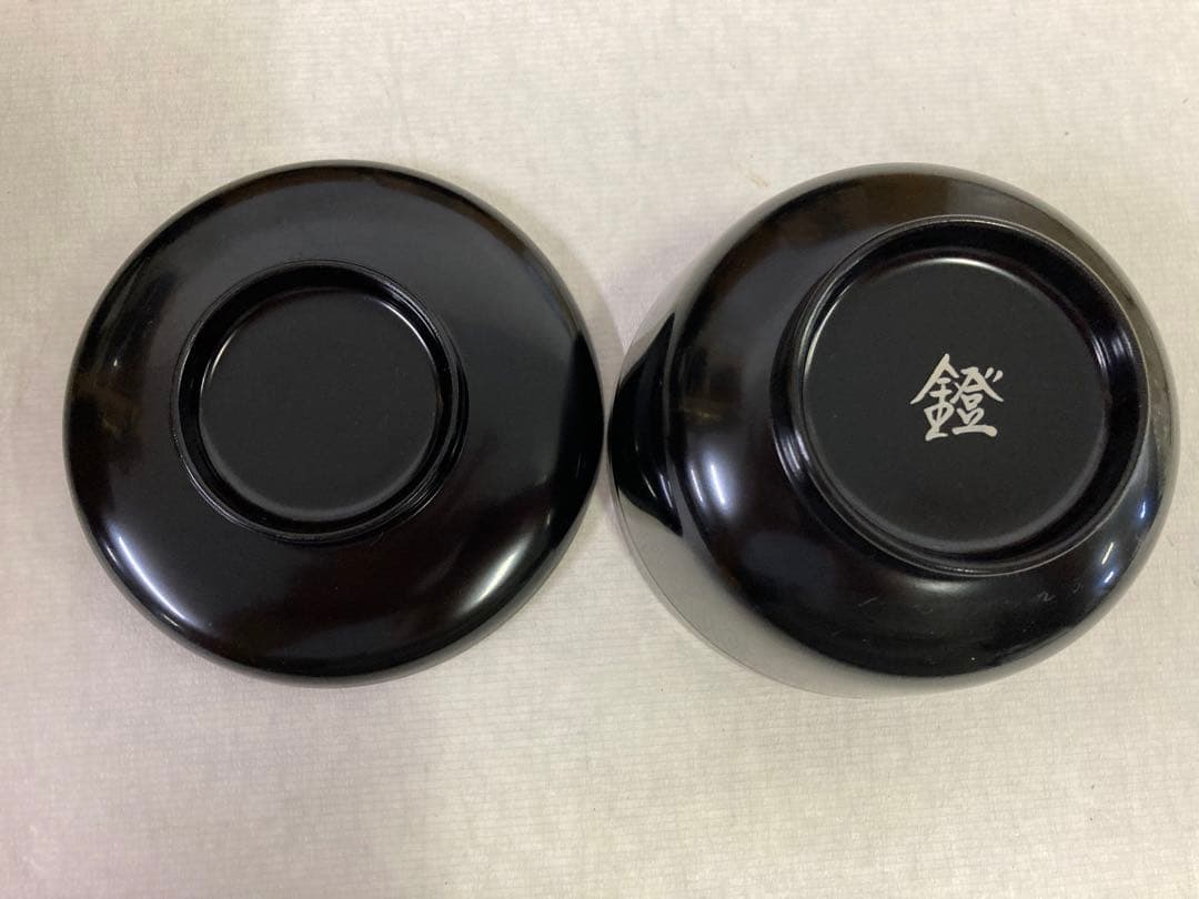 ★漆器食器セット キラキラ汁椀4客 飯碗9客 汁椀2客（蓋のみ7つ）