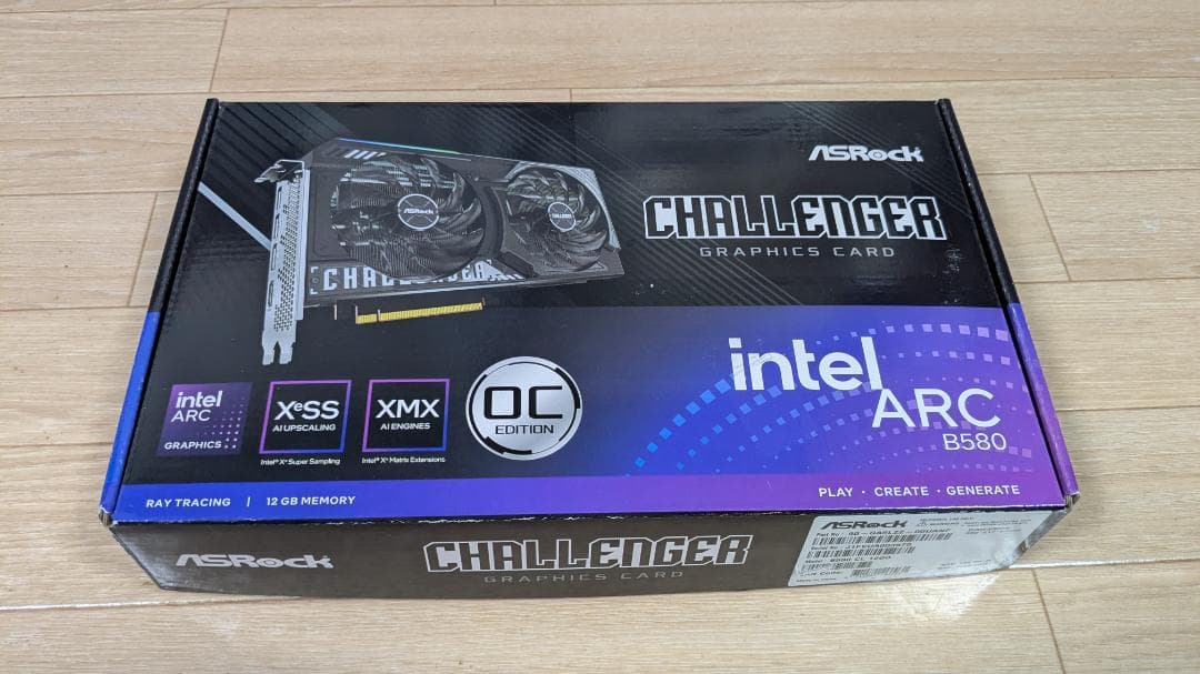 グラフィックボード・グラボ・ビデオカード Intel Arc B580 Challenger 12GB OC