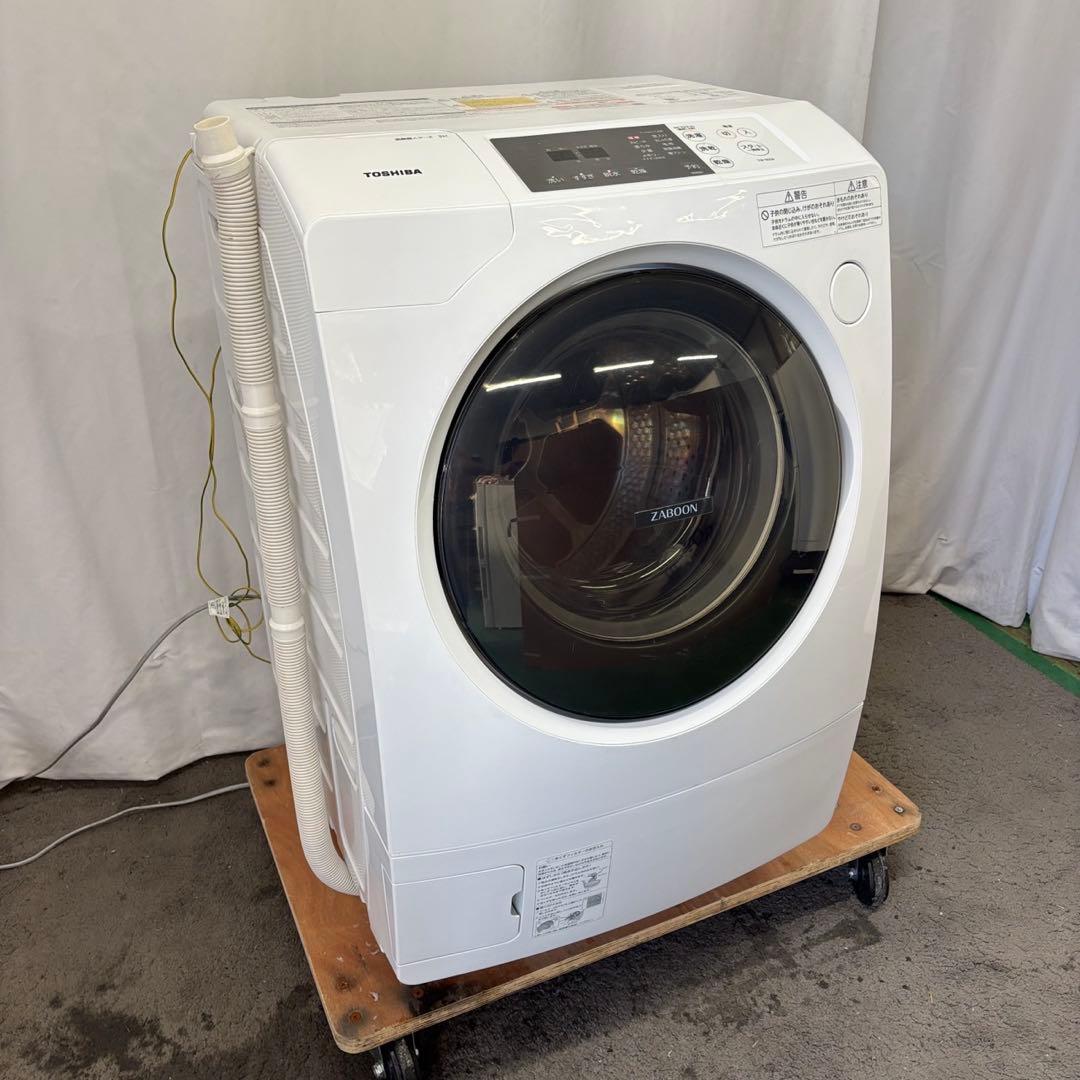 Y29　ドラム式洗濯機　東芝　9キロ　乾燥　安い　綺麗　左開き　設置無料