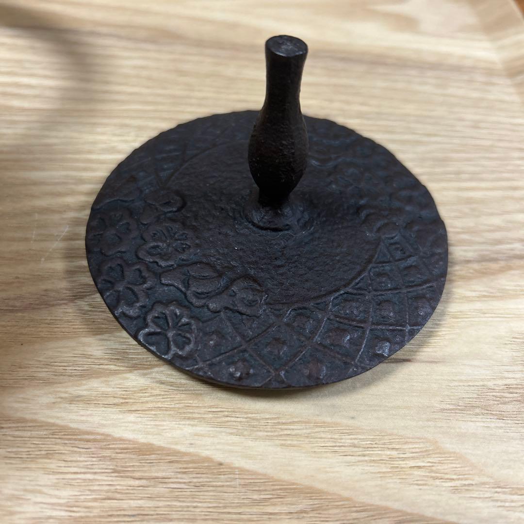 未使用　南部鉄器　佐秋鋳造所　伝統工芸士 佐藤守巨　鉄瓶　茶道具　2L 大サイズ