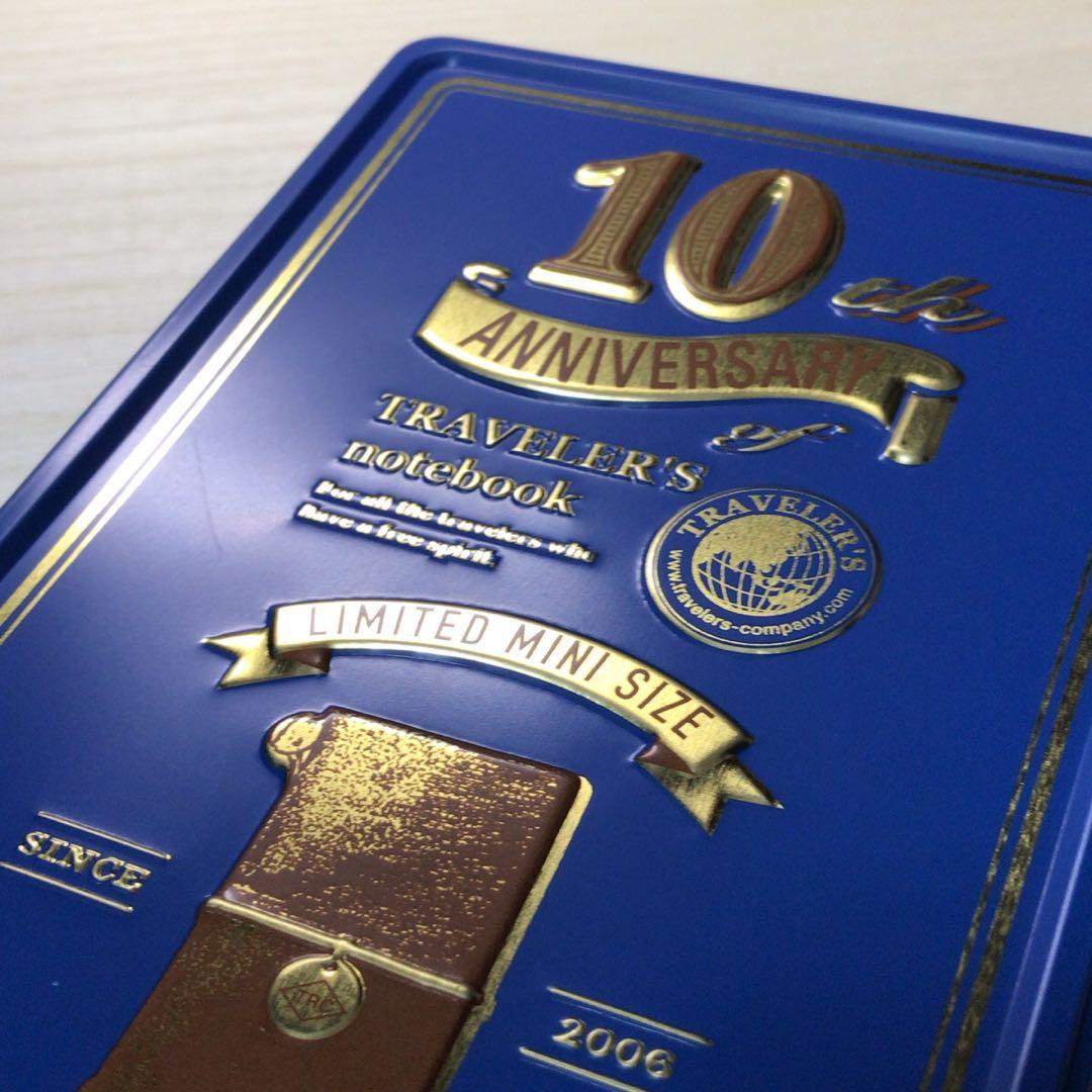 トラベラーズノート ミニ 10周年 缶セット 10th パンナム ステッカー